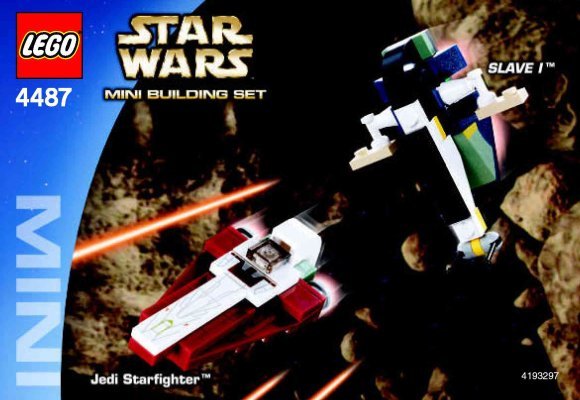 Building Instructions - LEGO - 4487 - MINI Jedi Starfighter™ & Slave I™: Page 1