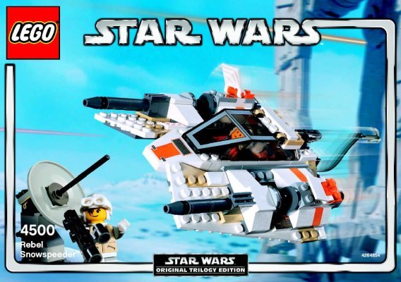 Building Instructions - LEGO - 4500 - Rebel Snowspeeder™: Page 1