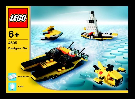 Building Instructions - LEGO - 4505 - Sea Machines: Page 1