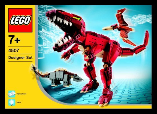 Building Instructions - LEGO - 4507 - Prehistoric Creatures: Page 1