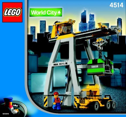 Building Instructions - LEGO - 4514 - Cargo Crane: Page 1