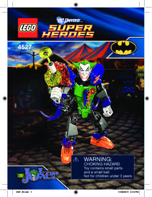 Building Instructions - LEGO - 4527 - The Joker: Page 1