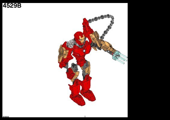 Building Instructions - LEGO - 4529 - Iron Man™: Page 1