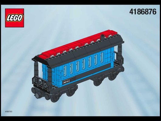 Building Instructions - LEGO - 4534 - TARGET DE LUXE TRAIN: Page 1