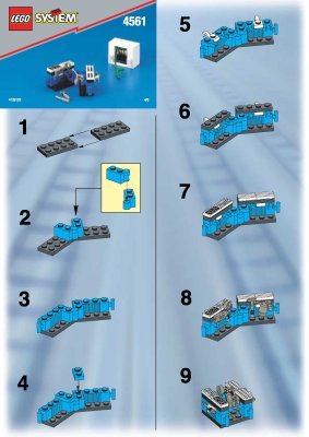 Building Instructions - LEGO - 4561 - Fast Passenger Train Set: Page 1