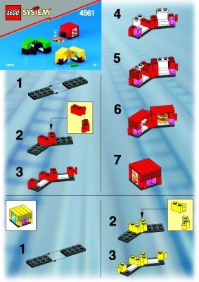 Building Instructions - LEGO - 4561 - Fast Passenger Train Set: Page 1