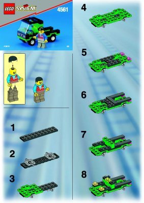 Building Instructions - LEGO - 4561 - Fast Passenger Train Set: Page 1