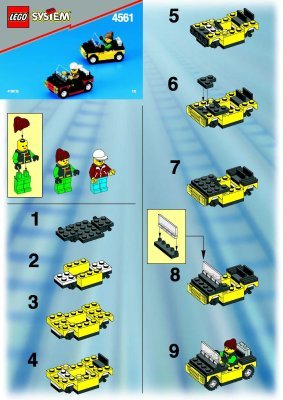 Building Instructions - LEGO - 4561 - Fast Passenger Train Set: Page 1