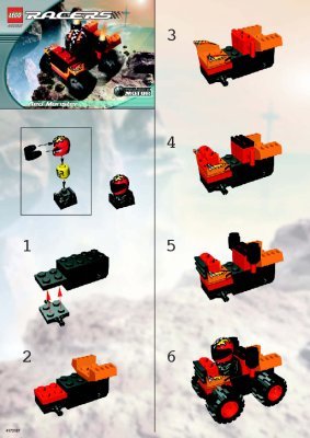 Building Instructions - LEGO - 4592 - Red Monster: Page 1