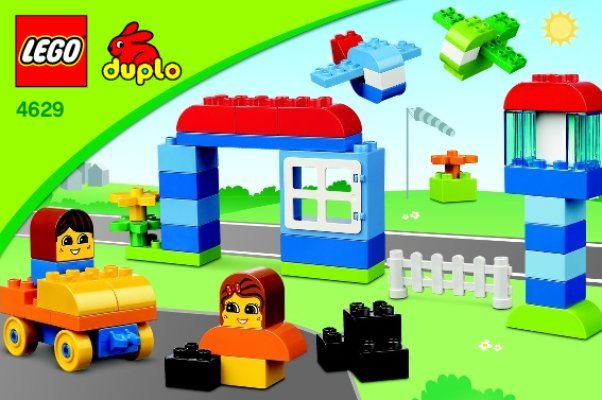 Building Instructions - LEGO - 4629 - LEGO® DUPLO® Build & Play Box: Page 1