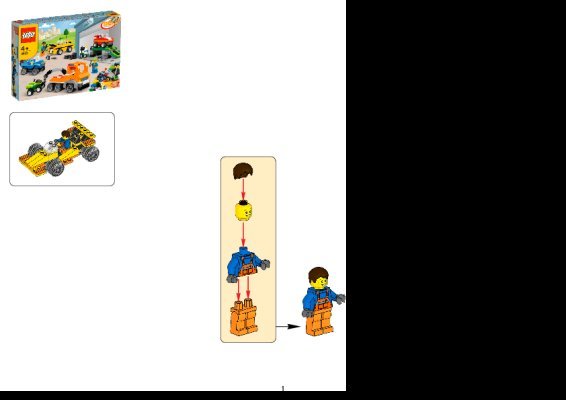 Building Instructions - LEGO - 4635 - Fun with Vehicles: Page 1