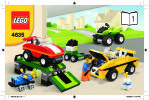 Building Instructions - LEGO - 4635 - Fun with Vehicles: Page 1