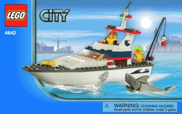 Building Instructions - LEGO - 4642 - Fishing Boat: Page 1