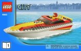 Building Instructions - LEGO - 4643 - Power Boat Transporter: Page 1