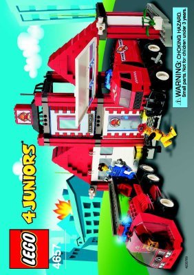 Building Instructions - LEGO - 4657 - Fire Squad HQ: Page 1