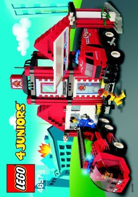 Building Instructions - LEGO - 4657 - Fire Squad HQ: Page 1