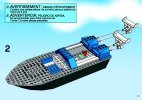 Building Instructions - LEGO - 4669 - Turbo-charged Police Boat: Page 3