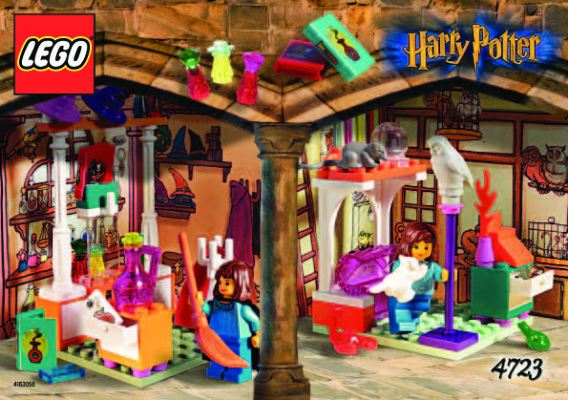 Building Instructions - LEGO - 4723 - Diagon Alley™ Shops: Page 1