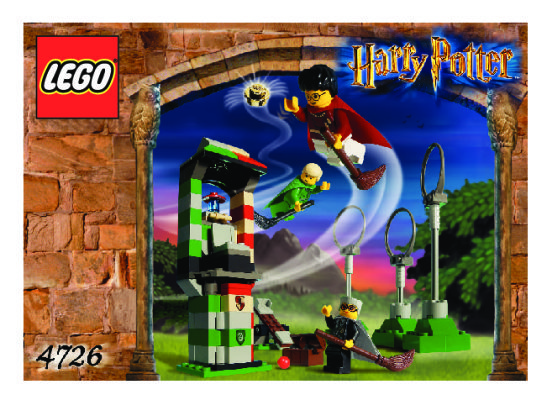 Building Instructions - LEGO - 4726 - Quidditch™ Practice: Page 1