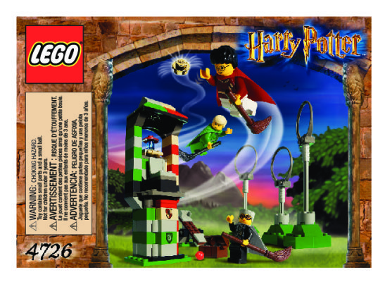 Building Instructions - LEGO - 4726 - Quidditch™ Practice: Page 1