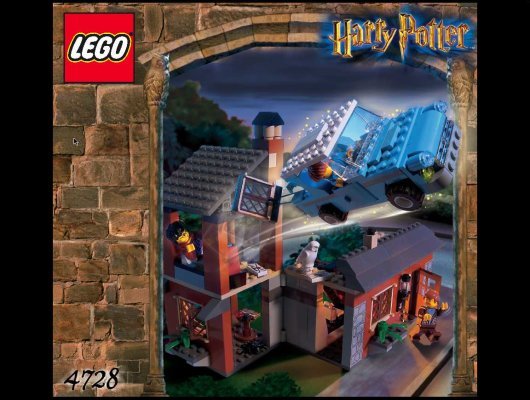 Building Instructions - LEGO - 4728 - Escape from Privet Drive: Page 1