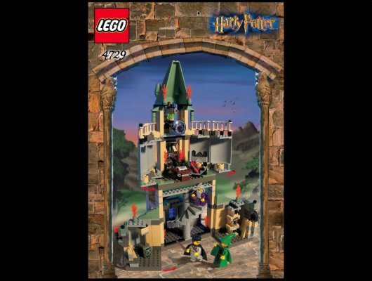 Building Instructions - LEGO - 4729 - Dumbledore's Office: Page 1