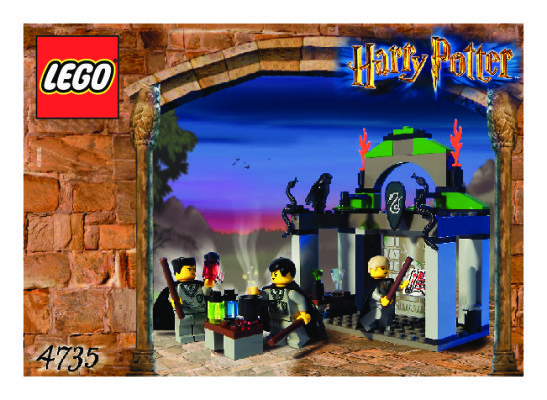 Building Instructions - LEGO - 4735 - Slytherin™: Page 1