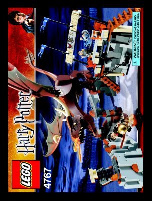 Building Instructions - LEGO - 4767 - Harry And The Hungarian Horntail: Page 1