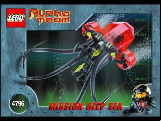 Building Instructions - LEGO - 4796 - Ogel Mutant Squid: Page 1