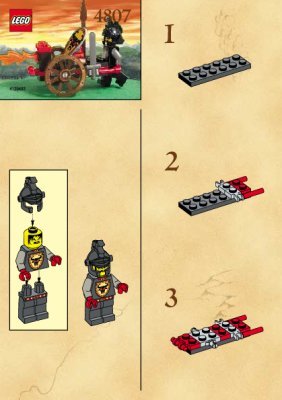 Building Instructions - LEGO - 4807 - FIRE ATTACK: Page 1