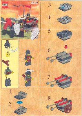 Building Instructions - LEGO - 4819 - REBEL CHARIOT: Page 1