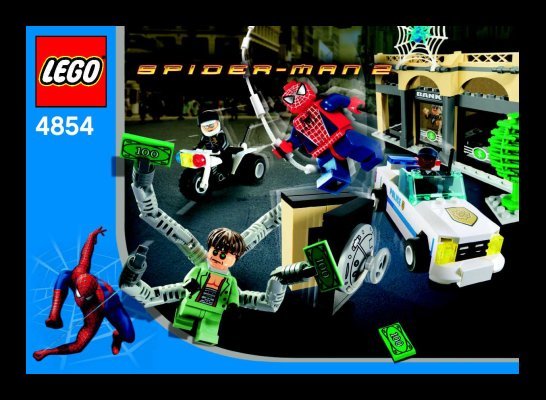 Building Instructions - LEGO - 4854 - Doc Ock's Bank Robbery: Page 1