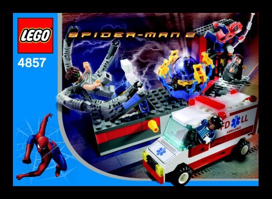 Building Instructions - LEGO - 4857 - Doc Ock's Fusion Lab: Page 1