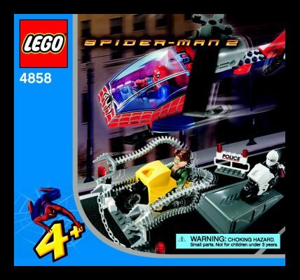 Building Instructions - LEGO - 4858 - Doc Ock's Crime Spree: Page 1