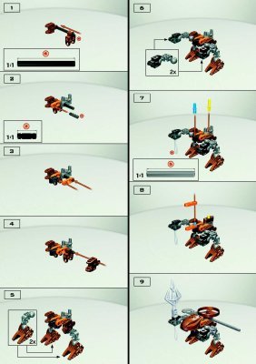 Building Instructions - LEGO - 4869 - Rahaga Pouks: Page 1