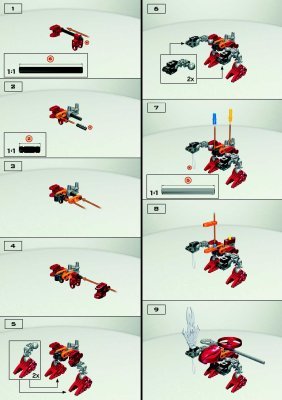 Building Instructions - LEGO - 4877 - Rahaga Norik: Page 1