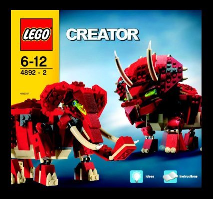 Building Instructions - LEGO - 4892 - Prehistoric Power: Page 1