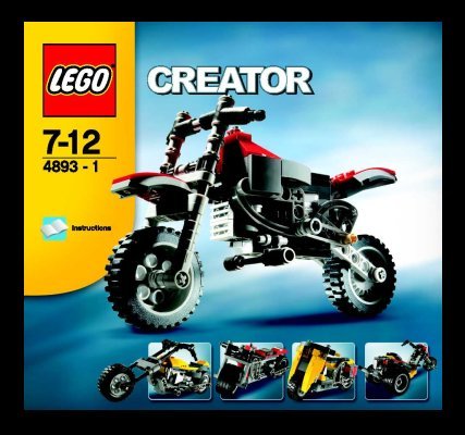 Building Instructions - LEGO - 4893 - Revvin' Riders: Page 1