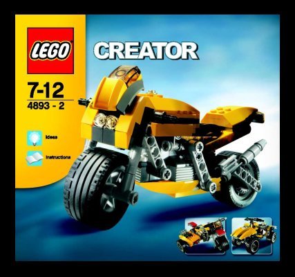 Building Instructions - LEGO - 4893 - Revvin' Riders: Page 1