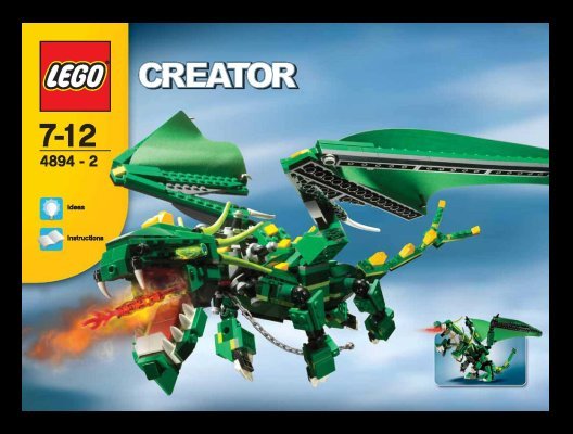 Building Instructions - LEGO - 4894 - Mythical Creatures: Page 1