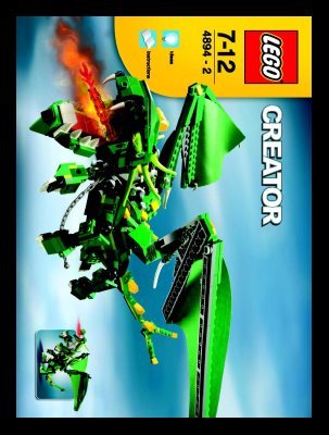 Building Instructions - LEGO - 4894 - Mythical Creatures: Page 1