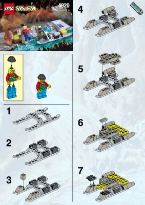 Building Instructions - LEGO - 4920 - The Rapid Rider: Page 1