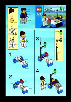 Building Instructions - LEGO - 4936 - Doc & Patient: Page 1