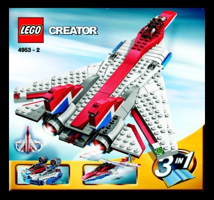 Building Instructions - LEGO - 4953 - Fast flyers: Page 1