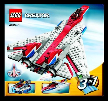 Building Instructions - LEGO - 4953 - Fast flyers: Page 1