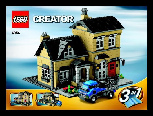 Building Instructions - LEGO - 4954 - Model Townhouse: Page 1