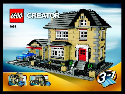 Building Instructions - LEGO - 4954 - Model Townhouse: Page 1