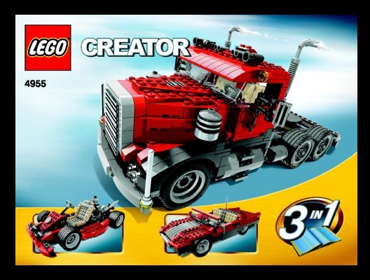 Building Instructions - LEGO - 4955 - Big Rig: Page 1