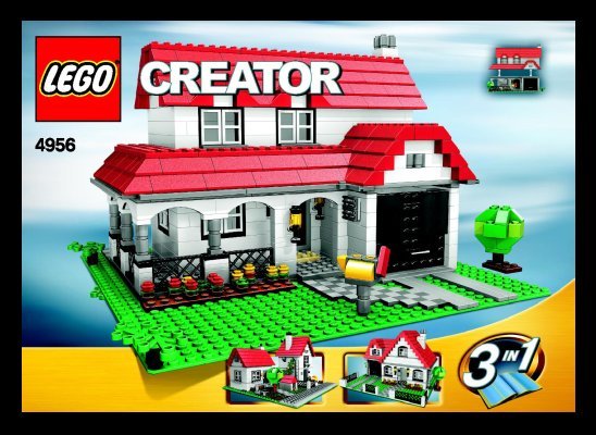 Building Instructions - LEGO - 4956 - House: Page 1