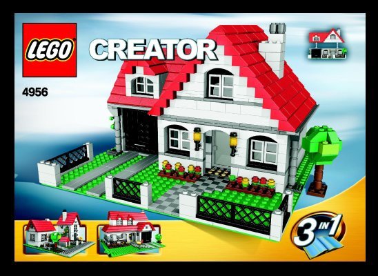 Building Instructions - LEGO - 4956 - House: Page 1